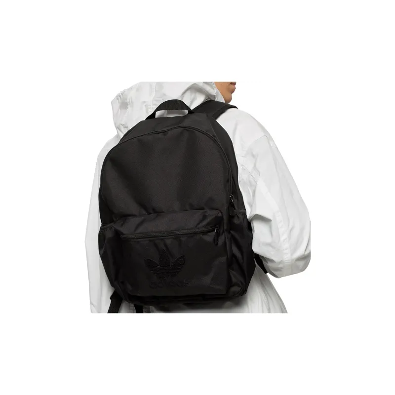 Adidas Originals Polyester Backpack Regular Unisex Pure Black-2