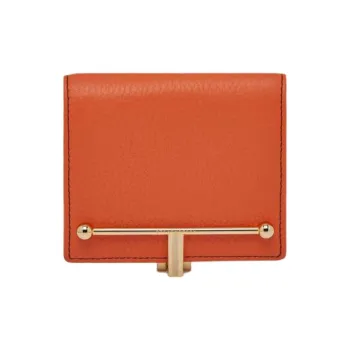 Strathberry Calfskin Wallet Women's Orange