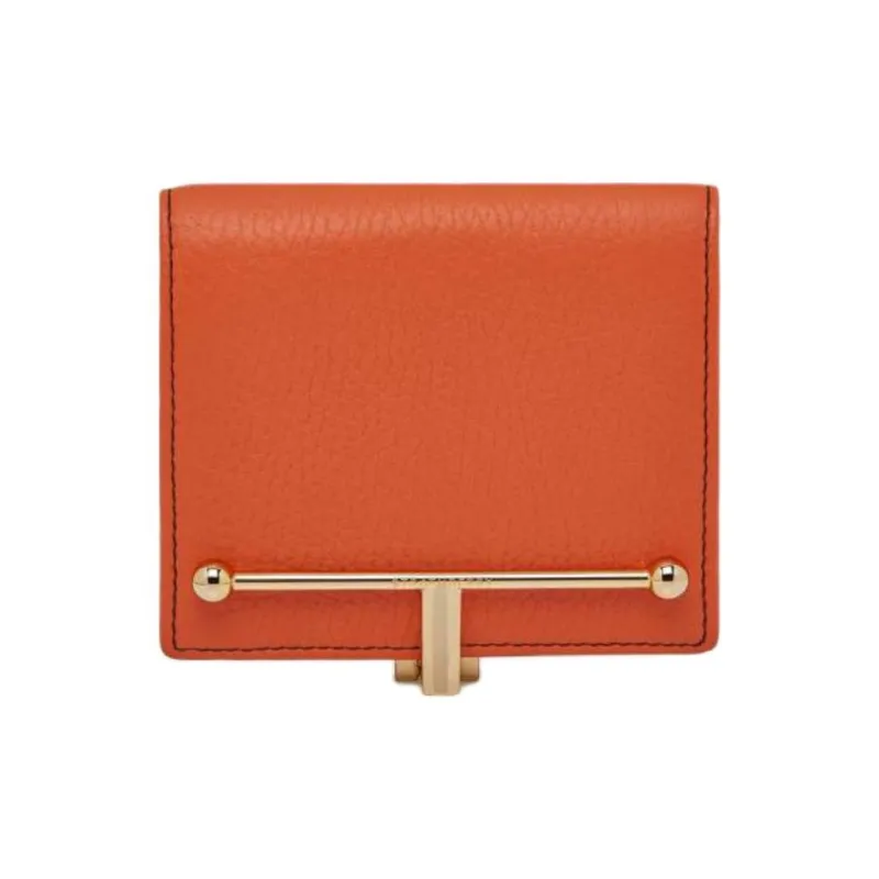 Strathberry Calfskin Wallet Women's Orange-0