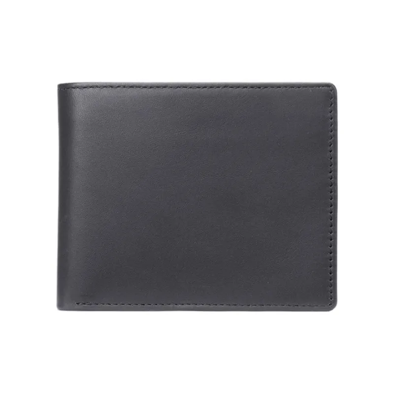 TTaG．baG Cow Leather Wallet Men's Coffee/Oil Coffee/Black/Black Fine Grained-7