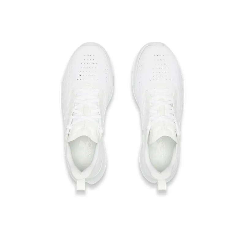 Under Armour Slip Resistant Breathable Low Top Casual Running Shoes Men's White-3