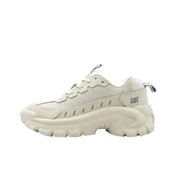 CAT Anti Slip And Wear Resistant Water Resistant Low Top Chunky Sneakers Women's White