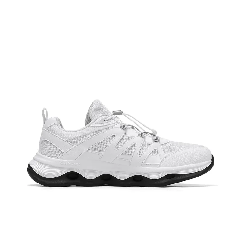 QIAODAN Visit Cushioning And Breathable Low Top Outdoor Trail Running Mountaineering Shoes Men's Lightning Gray-1