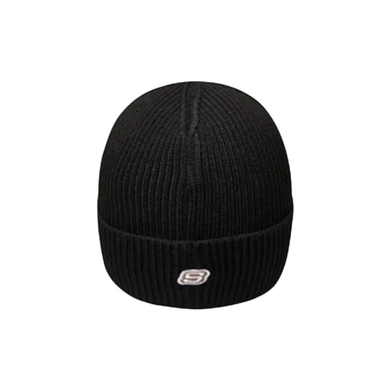 Skechers Kids Polyester Beanies Kids' Carbon Black-2