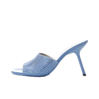 LOEWE Petal Slide Slippers 9.5cm Women's Blue