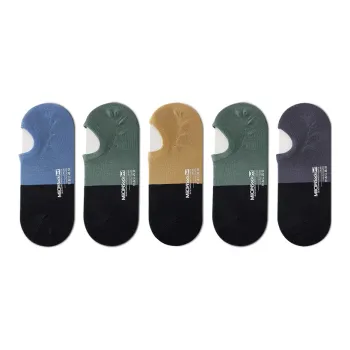 MIIOW No Show Socks Men's 5 Pack
