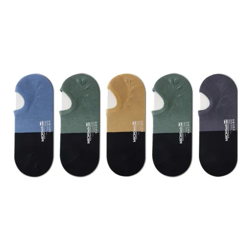 MIIOW No-Show Socks Men's 5 Pack