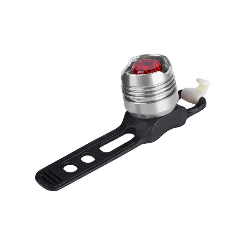 HNJ Cycling Gear LED Taillights Unisex Aluminum Alloy, Soft Plastic Rubber Silicone Clip-0
