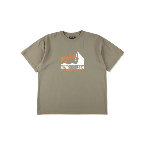 WIND AND SEA T-Shirts Unisex Olive