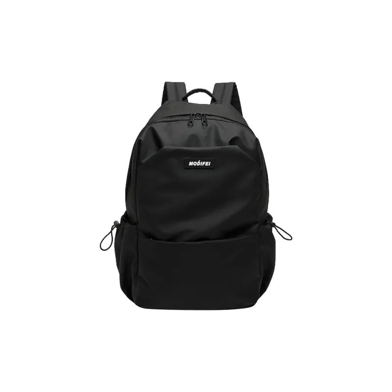 MINLUBAOLUO Nylon Fabric Backpack Unisex Light Gray/Khaki/Orange/Black-3