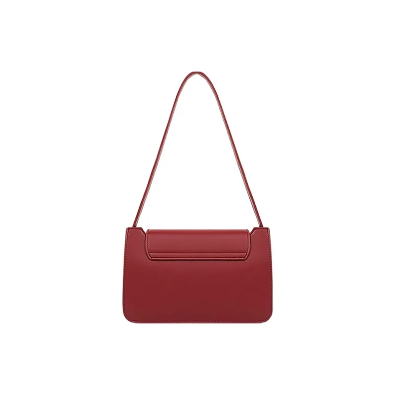 NATTY PU Shoulder Bag Women's Red-13