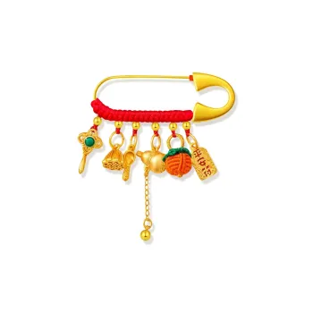 Moon Jewelry Alloy Brooches Unisex