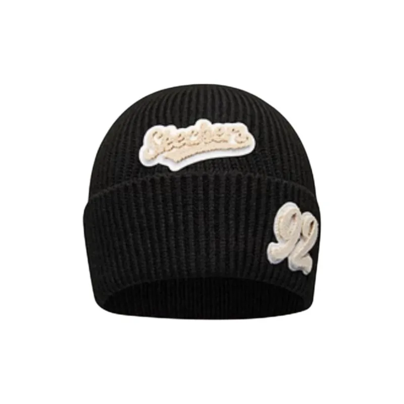 Skechers Kids Polyester Beanies Kids' Carbon Black-1