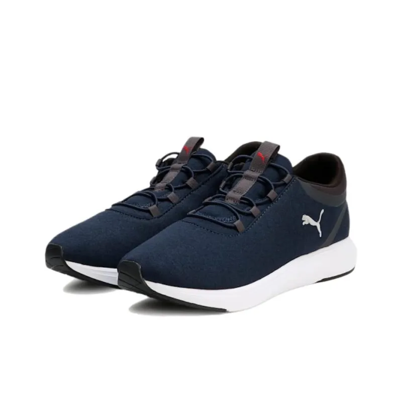PUMA Soft Ride Cruise 2 Anti-Slip Wear-Resistant Low-Top Casual Running Shoes Unisex Blue Black-2
