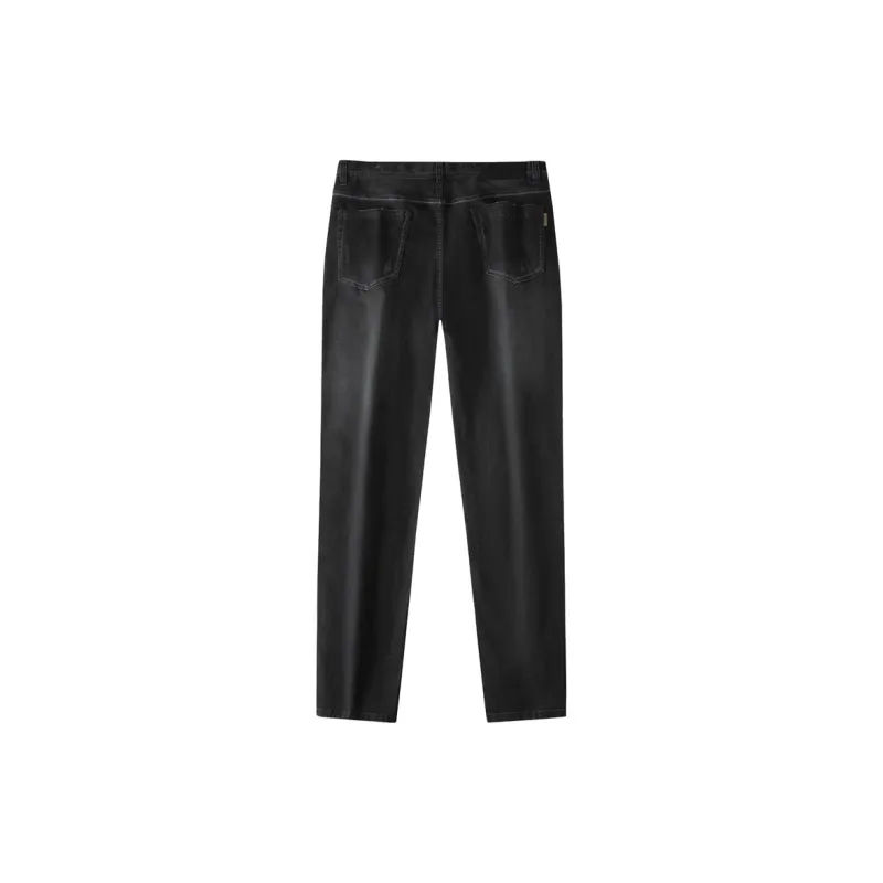 Dance With Wolves Jeans Men's Black Gray-1