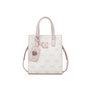 Teenie Weenie Polyvinyl Chloride Handbag Regular Women's Fresh Look Girly Pink