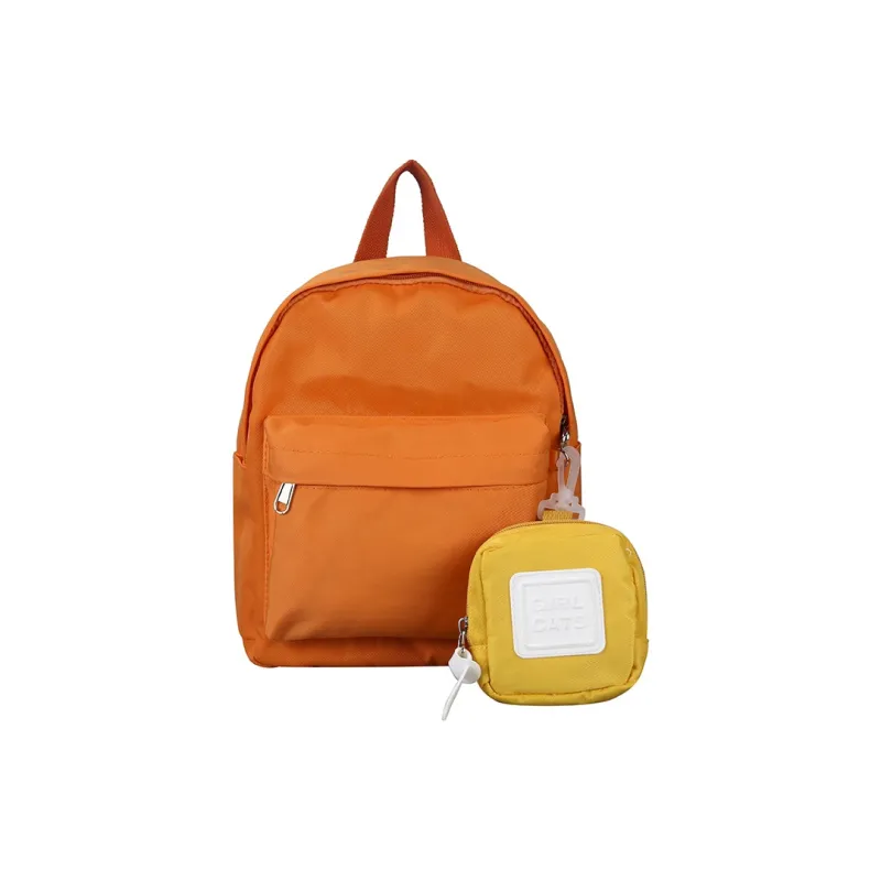 NX DOUGHNUT Nylon Backpack Unisex Black/Pink/Yellow/Orange/Green/Blue-6