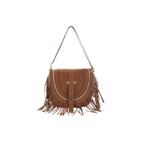 Carksky PU Crossbody Bag, Shoulder Bag Regular Women's Camel