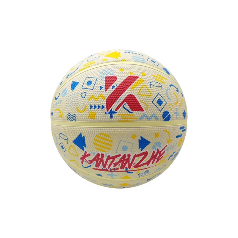 KANTANZHE Rubber Basketball Size 7 Training Unisex-20