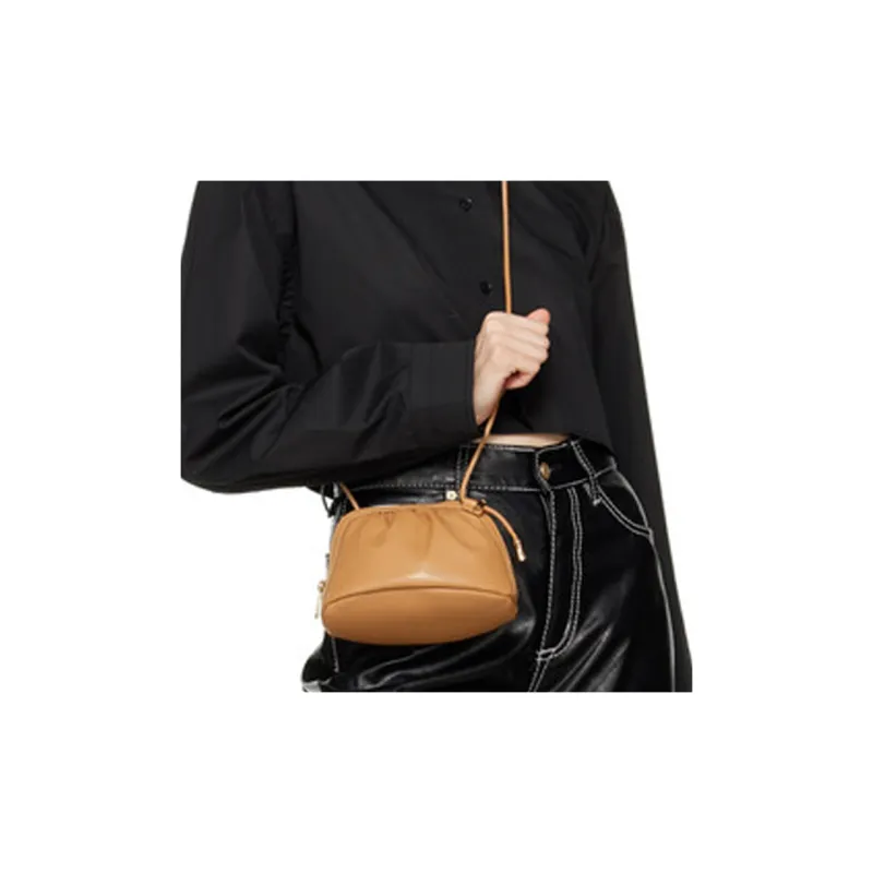 A.P.C Polyurethane Polyester Handheld Crossbody Bag, Shoulder Bag Women's Yellow-4