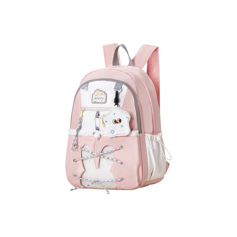 Miffy Fabric Backpack Large Size Women's Blue/Pink-12