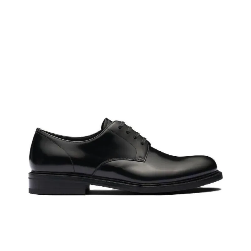 PRADA Leather Derby Shoes-1
