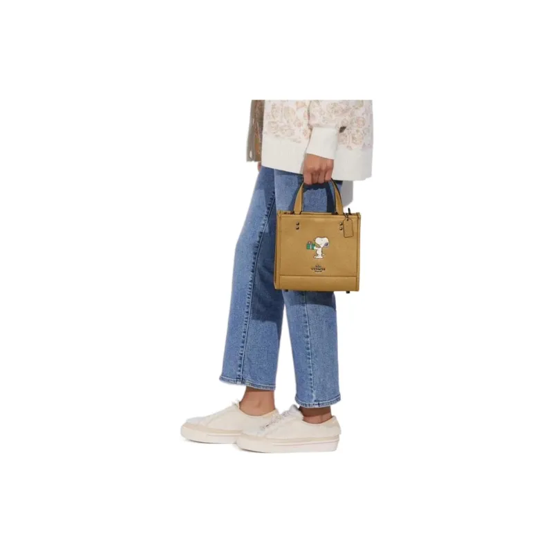Snoopy X Peanuts X COACH Dempsey Handbags-4
