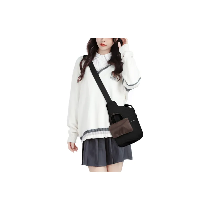 JEANSWEST Fabric One Shoulder Handbag Unisex Multicolor-24
