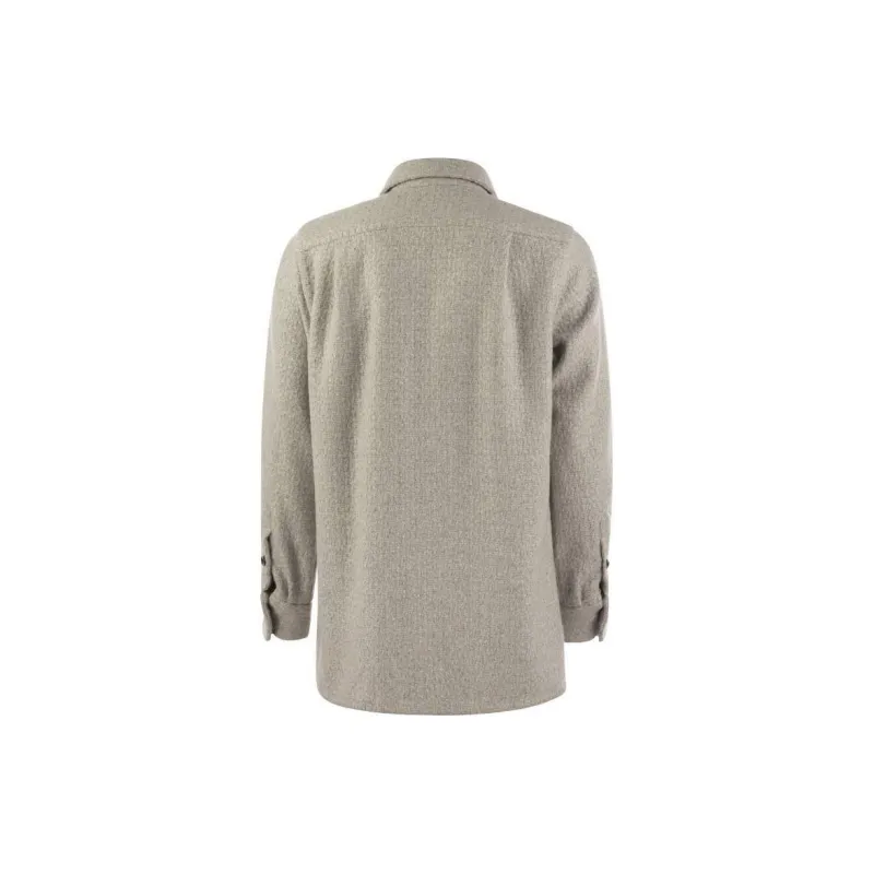 KITON Oversized Buttoned Overshirt-1