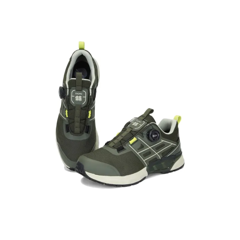 KOLON SPORT Durable Breathable Low Top Hiking/Trekking Shoes Unisex Dark Green-2