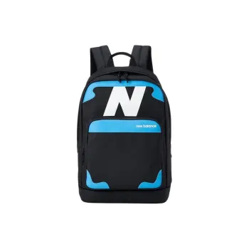 New Balance Polyurethane Backpack Regular Unisex Black & Blue