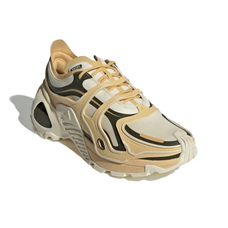 Adidas Wonder Runner Pro Anti Slip Wear Resistant Low Top Casual Running Shoes Unisex Beige Yellow-2