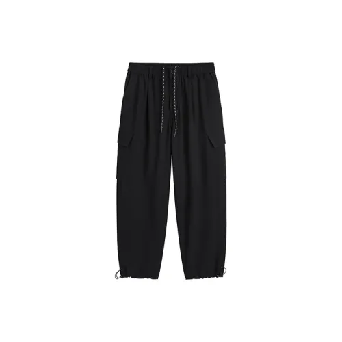 PEACEBIRD MEN Casual Pants Men Black First Batch