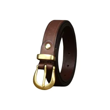 JEANSWEST Top Grain Cow Leather Leather Belts Women's 2.4