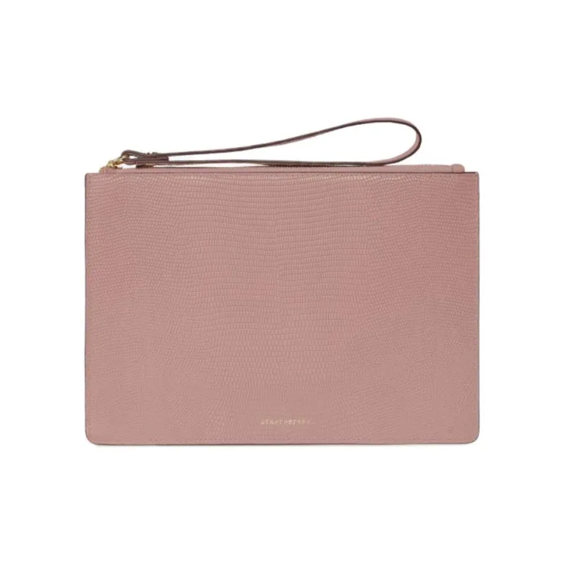 Strathberry Calfskin One Shoulder Crossbody Clutches Regular Women's Rose Pink-0