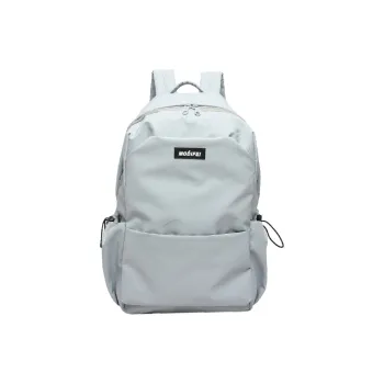 MINLUBAOLUO Nylon Fabric Backpack Unisex Light Gray/Khaki/Orange/Black