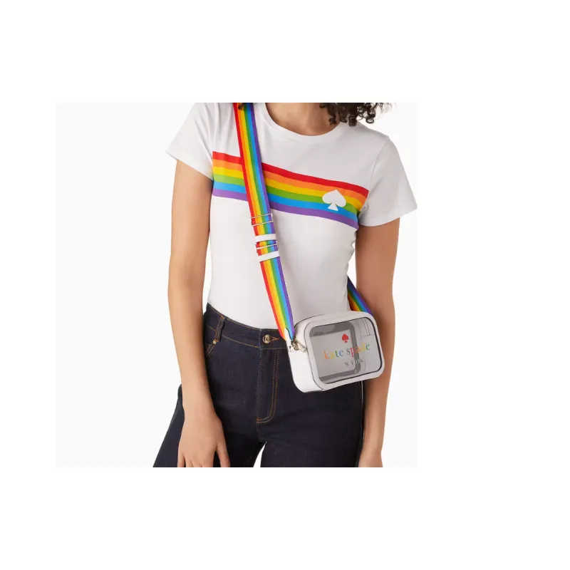 Kate Spade Saffiano Leather Camera Bags Crossbody Bag Shoulder Bag Women's White-4
