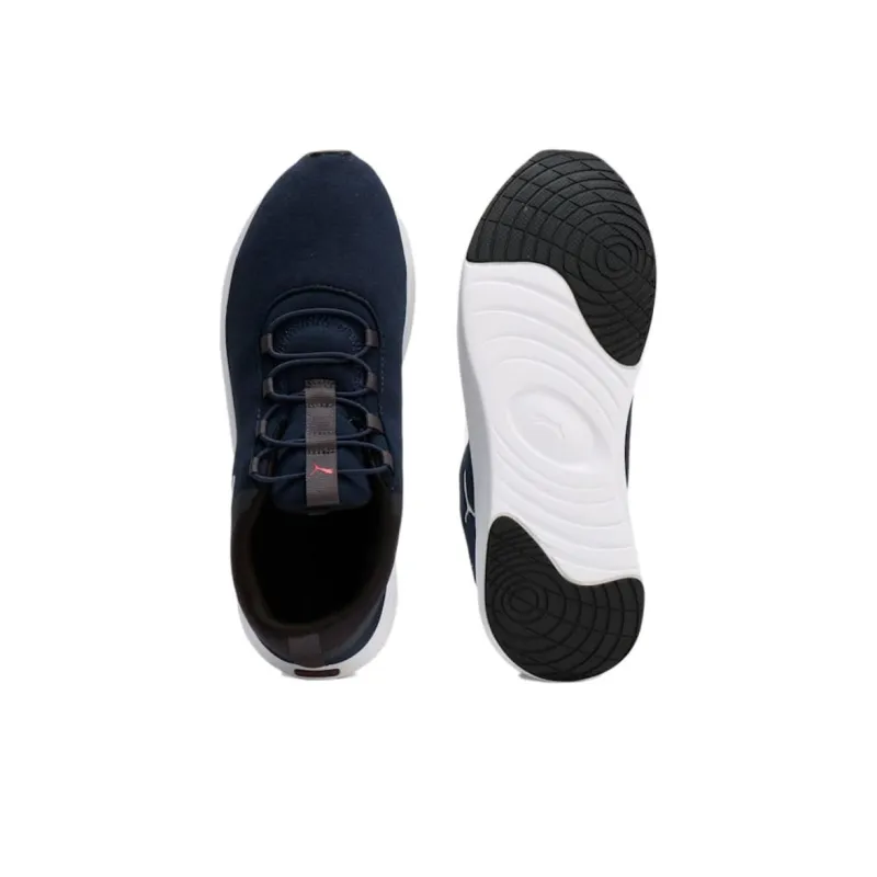 PUMA Soft Ride Cruise 2 Anti-Slip Wear-Resistant Low-Top Casual Running Shoes Unisex Blue Black-3
