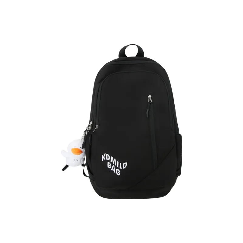 KAMLUI Nylon Backpack Unisex Red/Light Gray/Black/Orange Red/Khaki/Blue-10