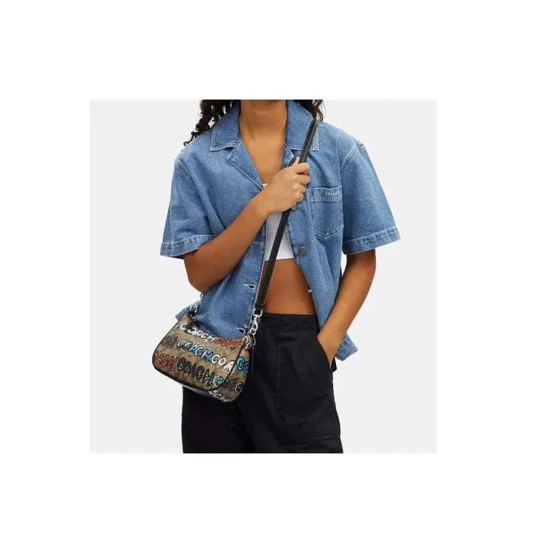 COACH X Mint + Serf Teri 24 Shoulder Bag In Signature Canvas-4