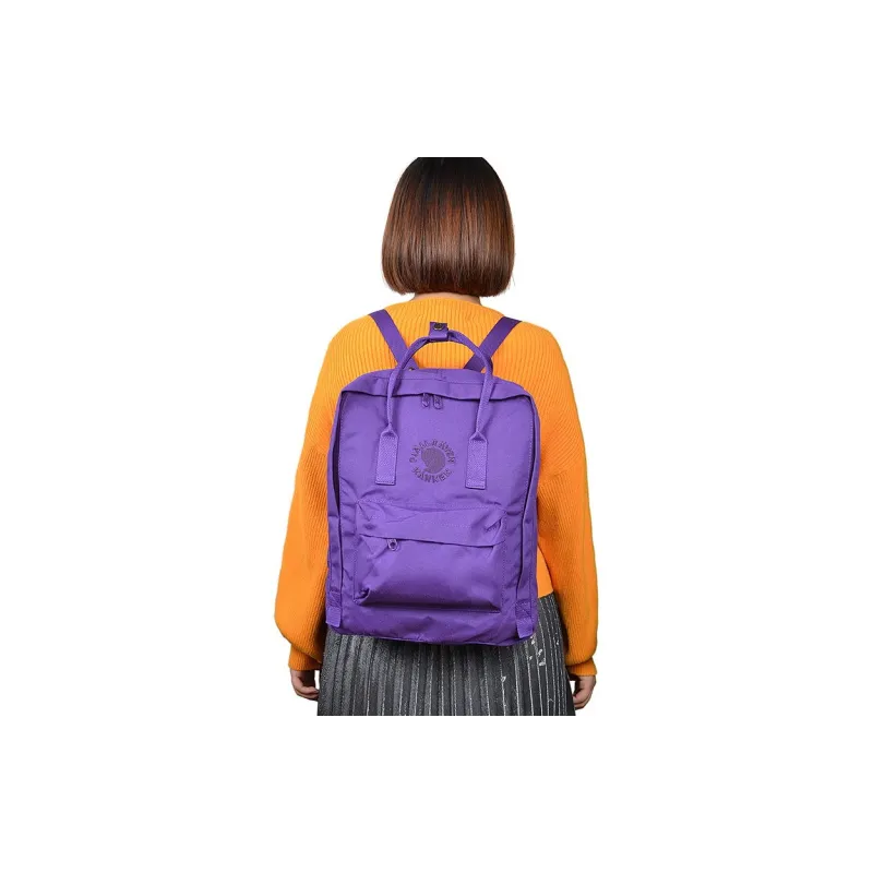 Fjallraven Polyester Backpack Regular Unisex Dark Purple Violet-4