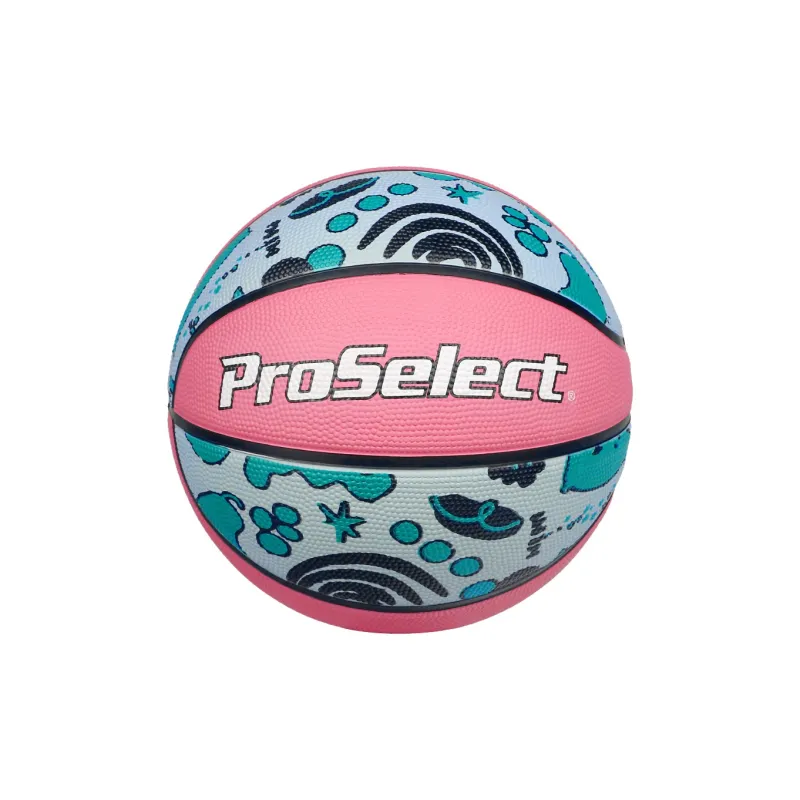 ProSelect Rubber Basketball Size 5 Ball Training Competition Unisex-11