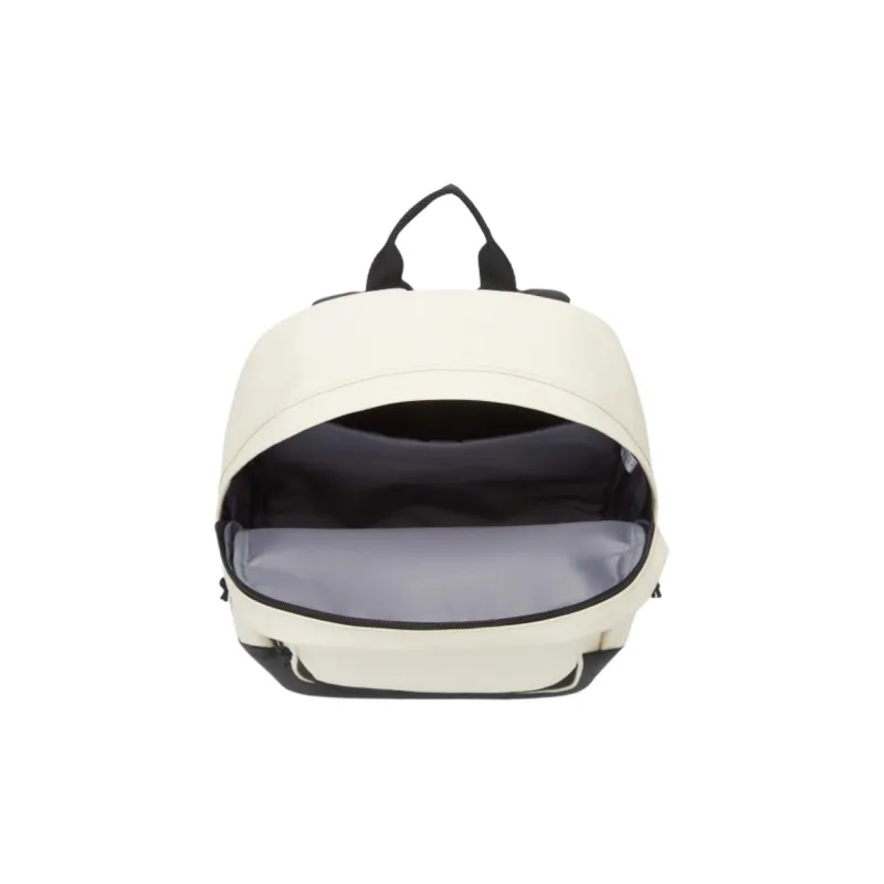 New Balance Synthetic Leather, Textile Mosaic Backpack Regular Unisex Beige & Black-4
