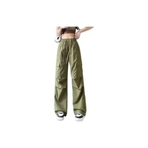 Tonlion Casual Pants Women's Army Green