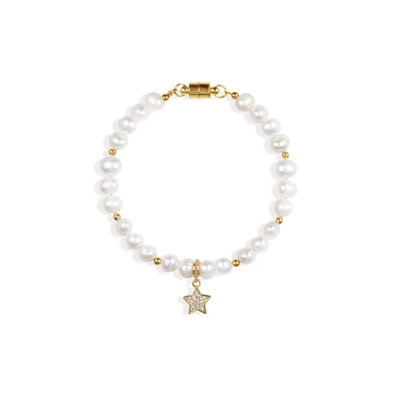 Taste The Color Freshwater Pearl Bracelets Women's-0