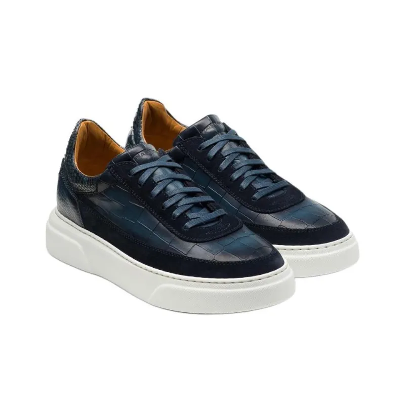 Magnanni Mia Low-Top Casual Shoes Women's Marine Blue-2