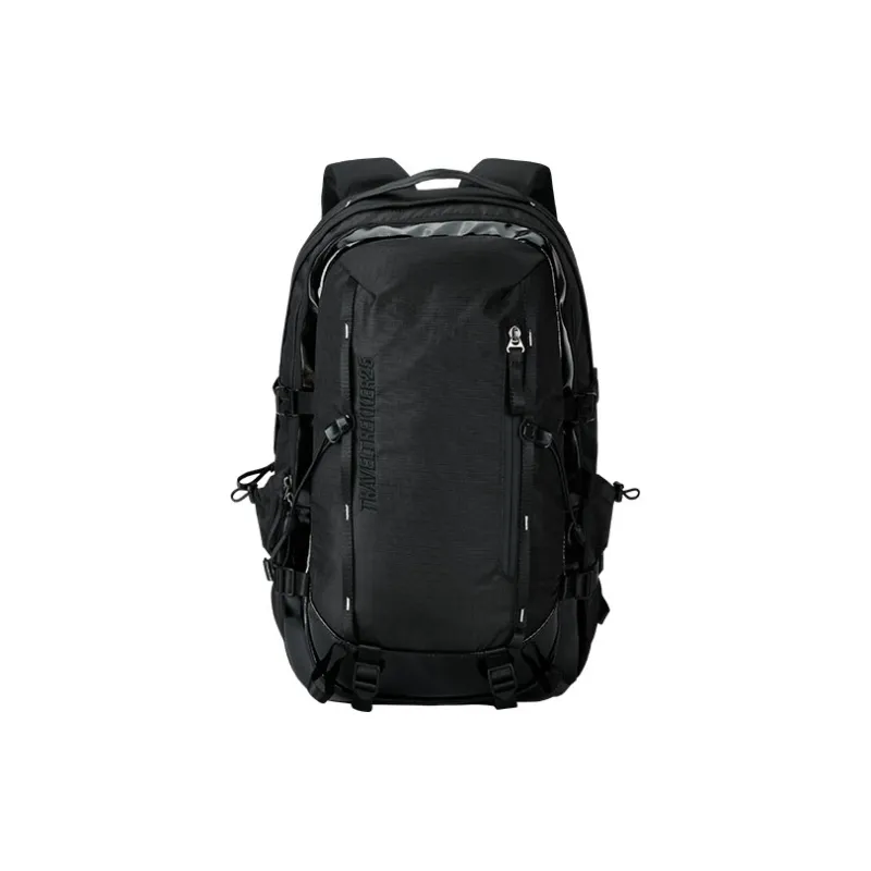 Anta Polyester Outdoor Baichuan Mountaineering Bag, Backpack Unisex Black-0