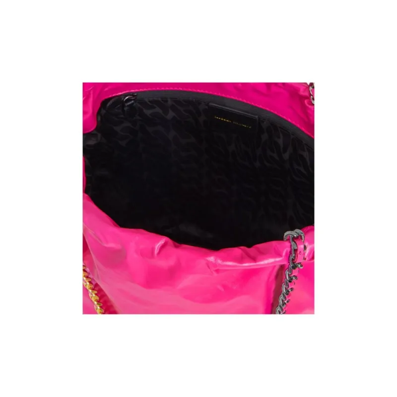 REBECCA MINKOFF Leather Tote Bag Shopping Bag Shoulder Bag Handbag Small Size Women's Bright Pink-3