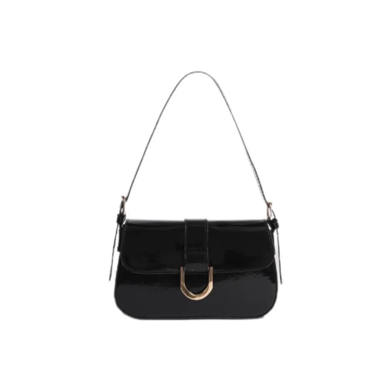 Carksky PU Crossbody Bag Shoulder Bag Regular Women's Red/Black-2