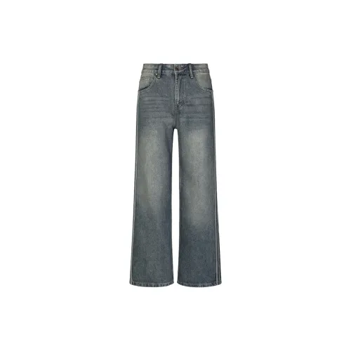 GTRG Jeans Unisex Nostalgic Blue/White